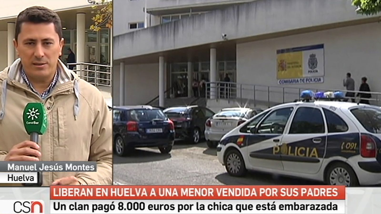 Tapa joven retenida Huelva
