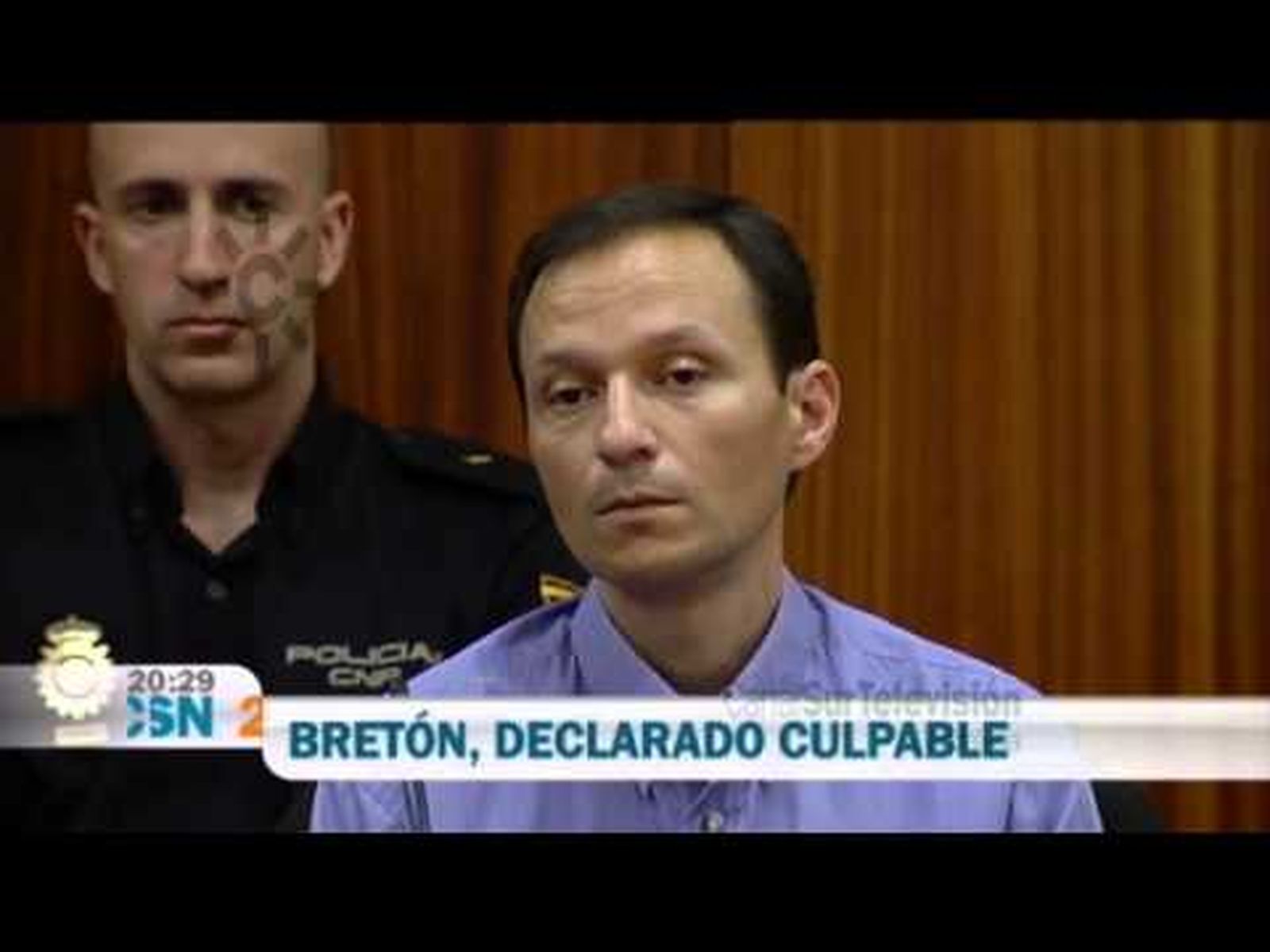 José Breton, veredicto culpable