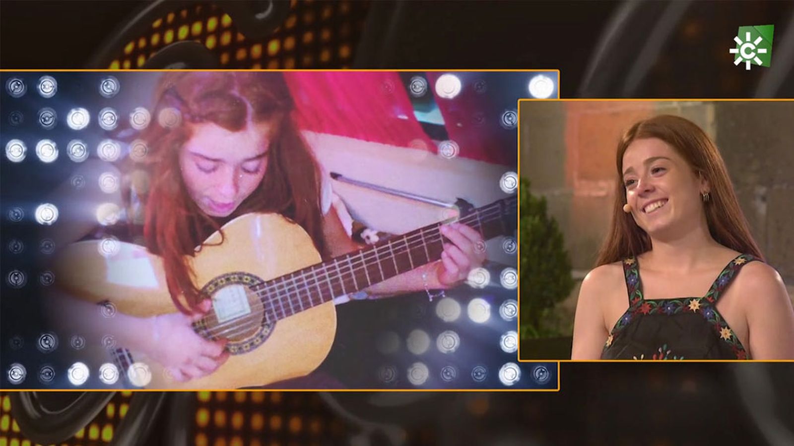 María, una joven enfermera que canta a los pacientes, actúa con Demarco Flamenco