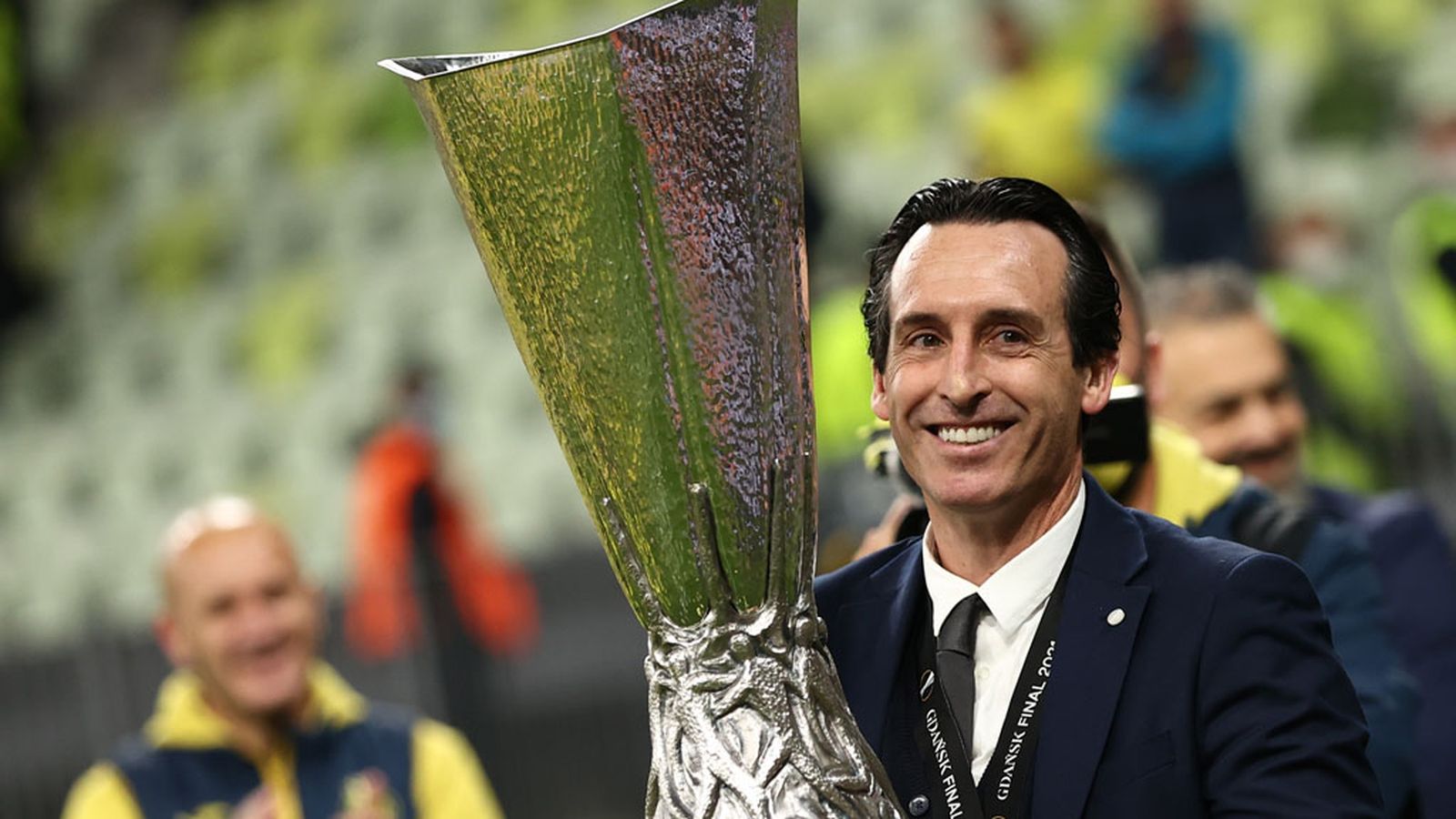Unai Emery, campeón con el Villareal