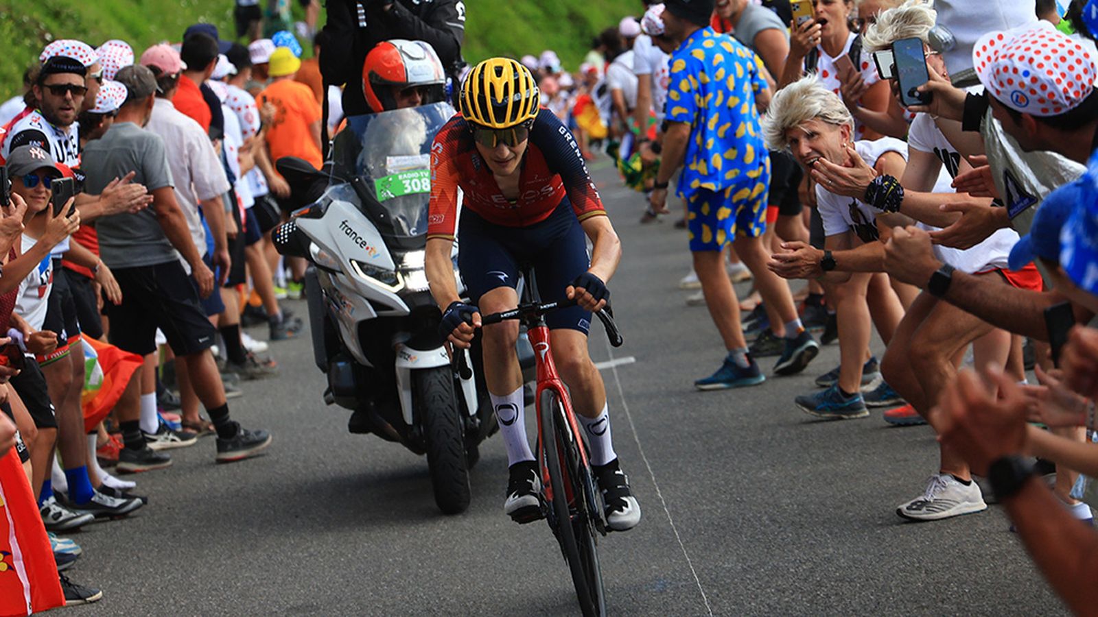Carlos Rodríguez en el Tour