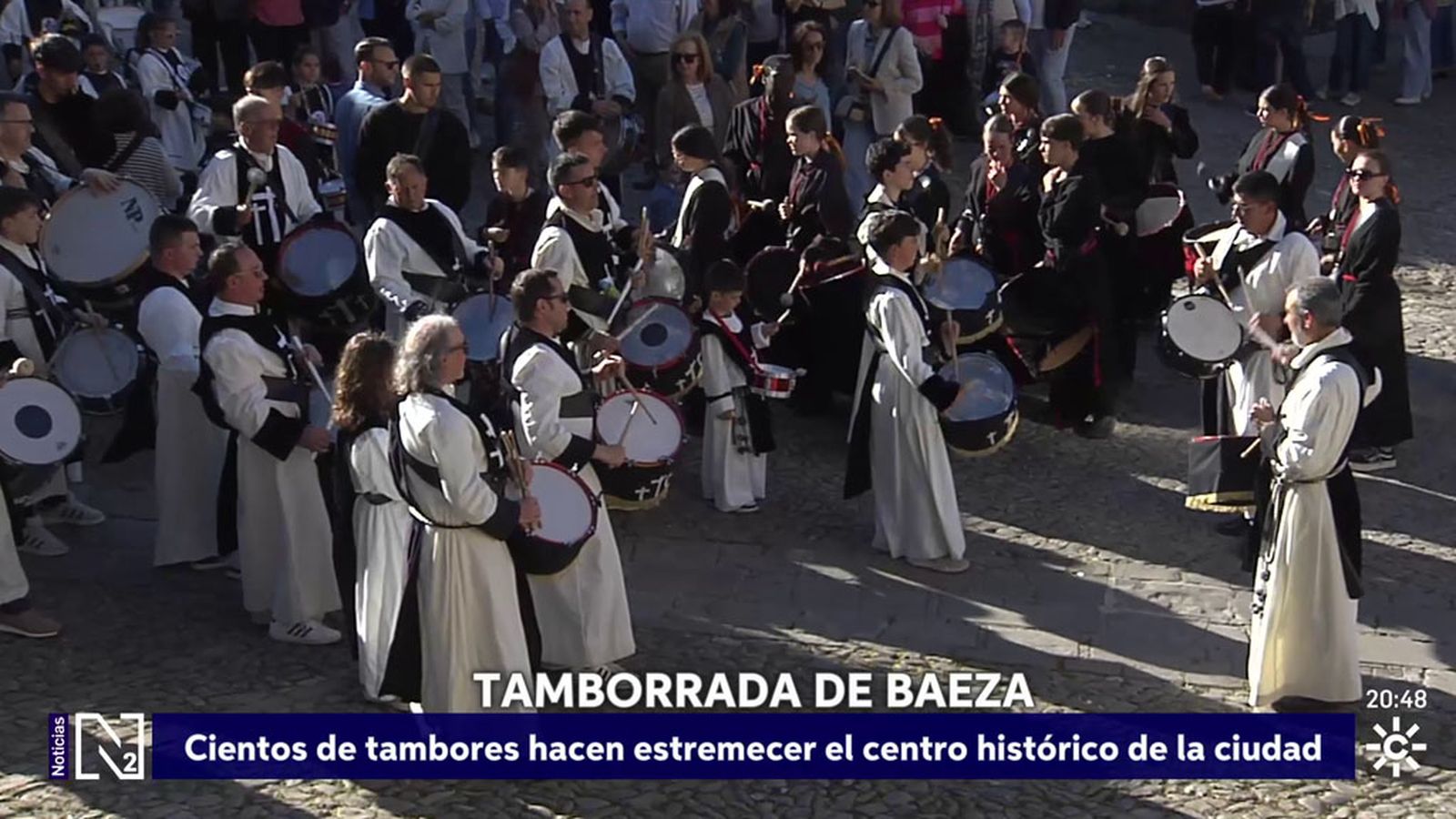 Tamborrada en Baeza
