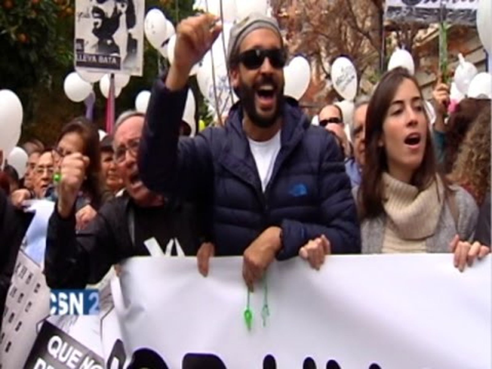 Manifestaciones contra las fusiones hospitalarias