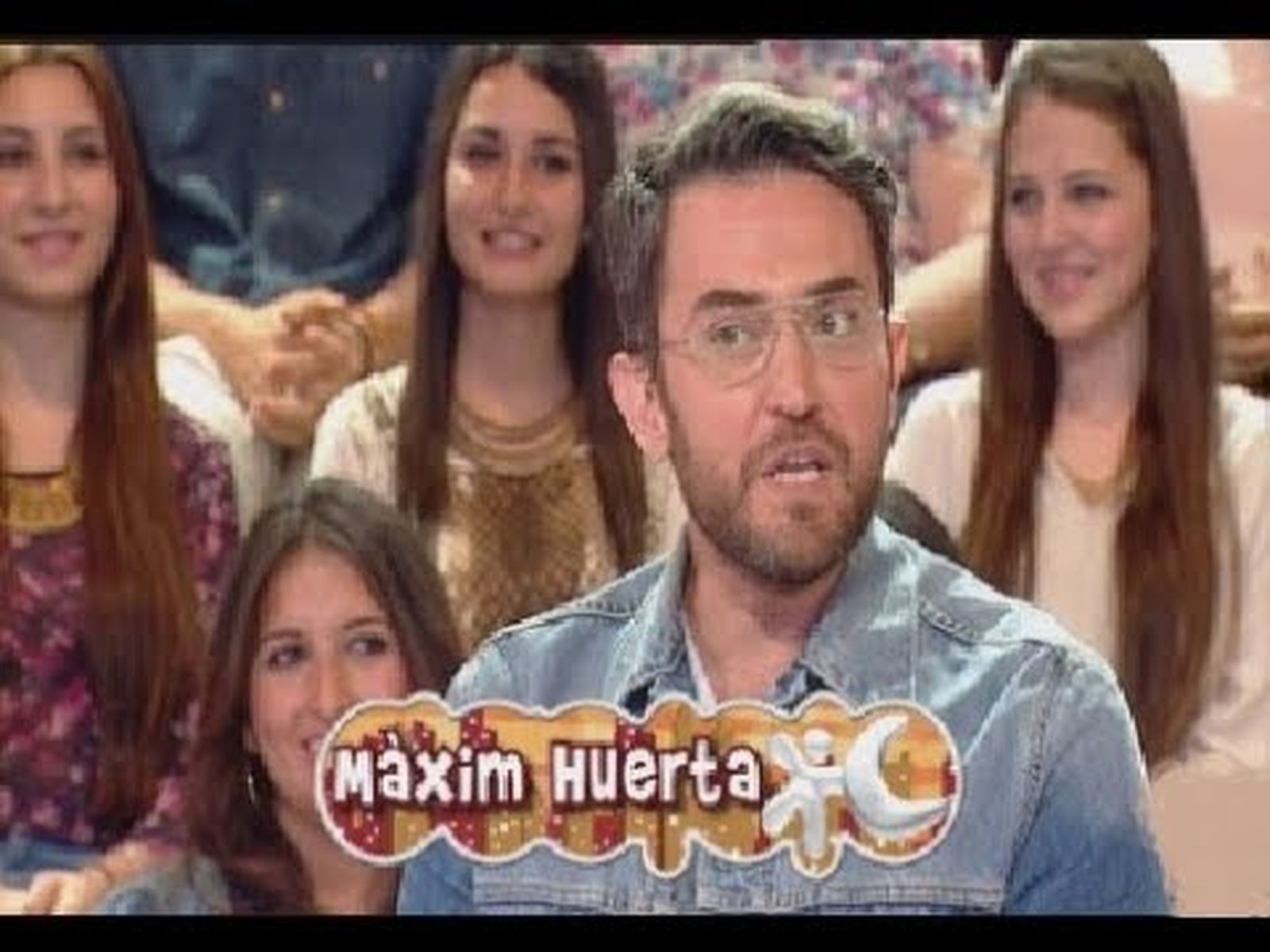 Màxim Huerta con los niños en el programa de Juan y Medio en Canal Sur