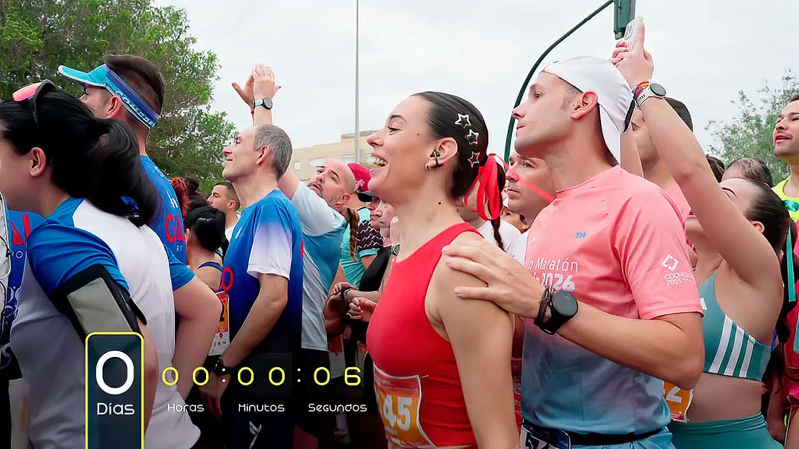 Correr la media maratón, todo un reto para Mar tras una grave lesión de rodilla