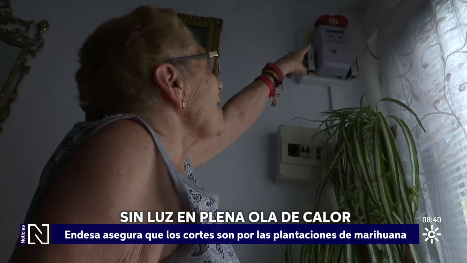 Sin luz en plena ola de calor