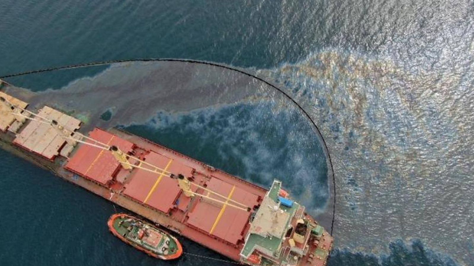 vertido petróleo Gibraltar barco contaminación
