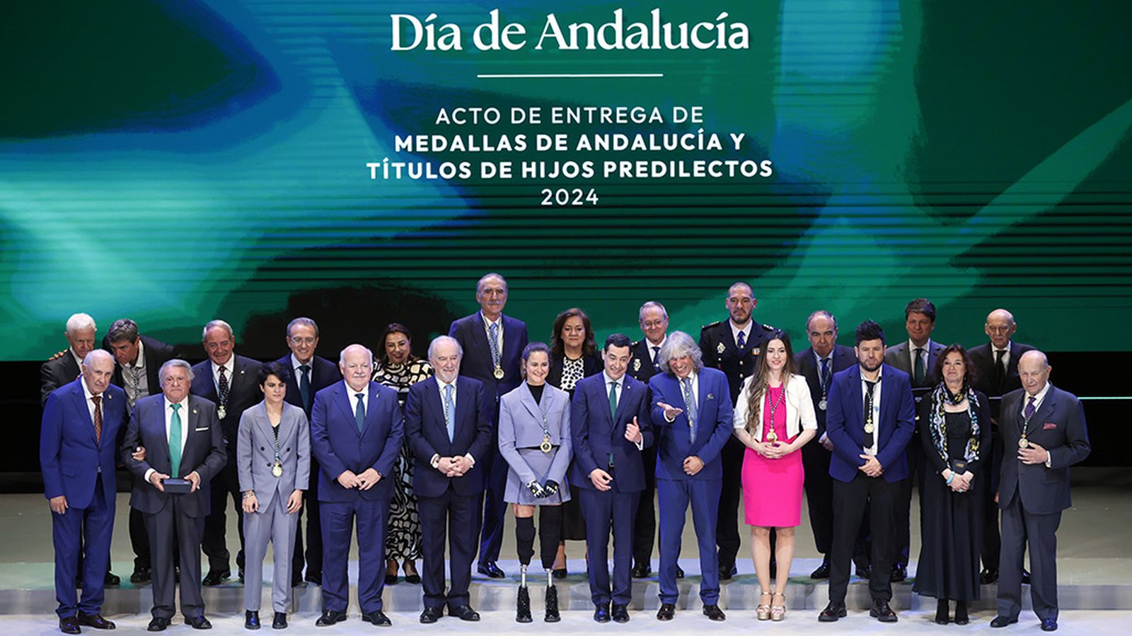 Entrega de las medallas de Andalucía en el Maestranza