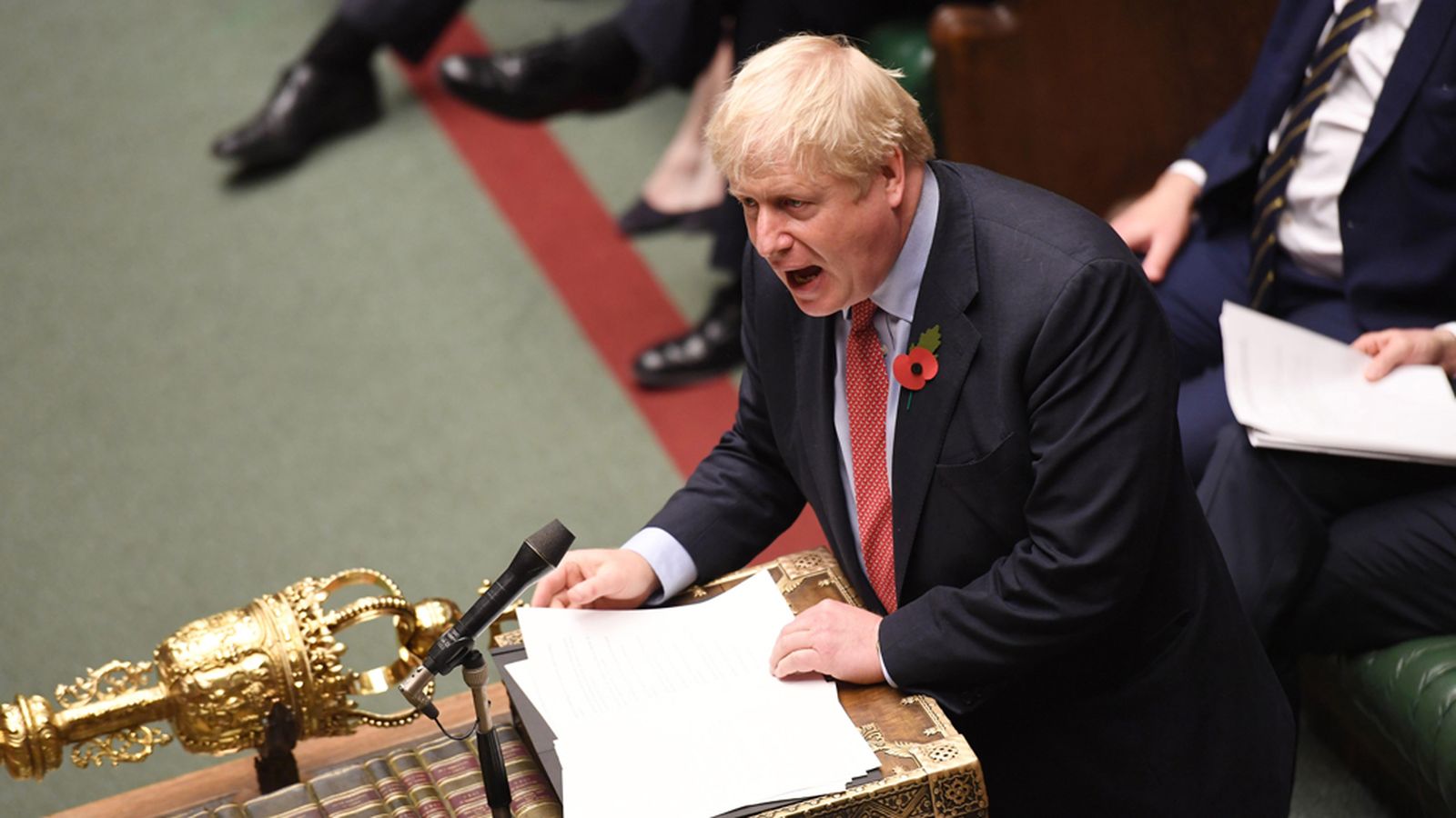Boris en el parlamento