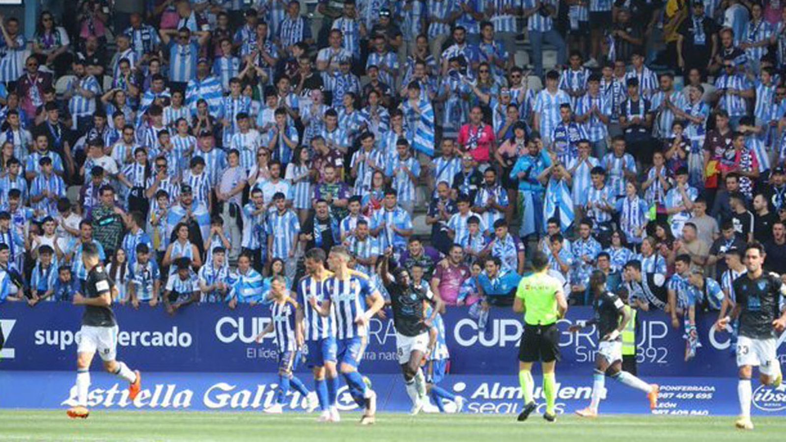 malaga afición ponferradina