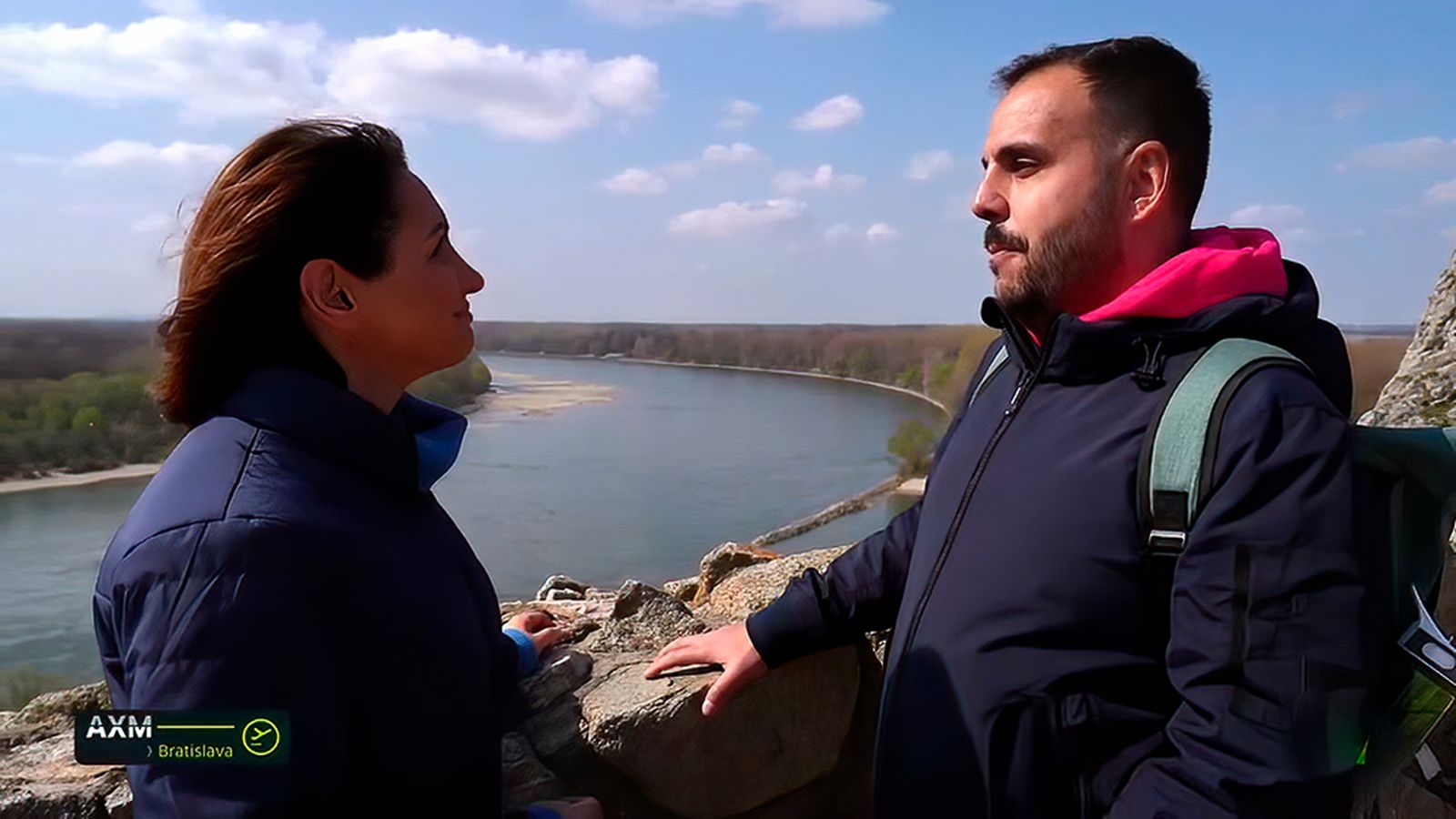 Subimos con Javier al Castillo de Devín, un icono de Bratislava situado entre dos ríos