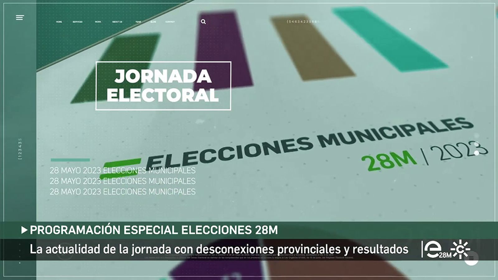 Despliegue de Canal Sur en el 28M