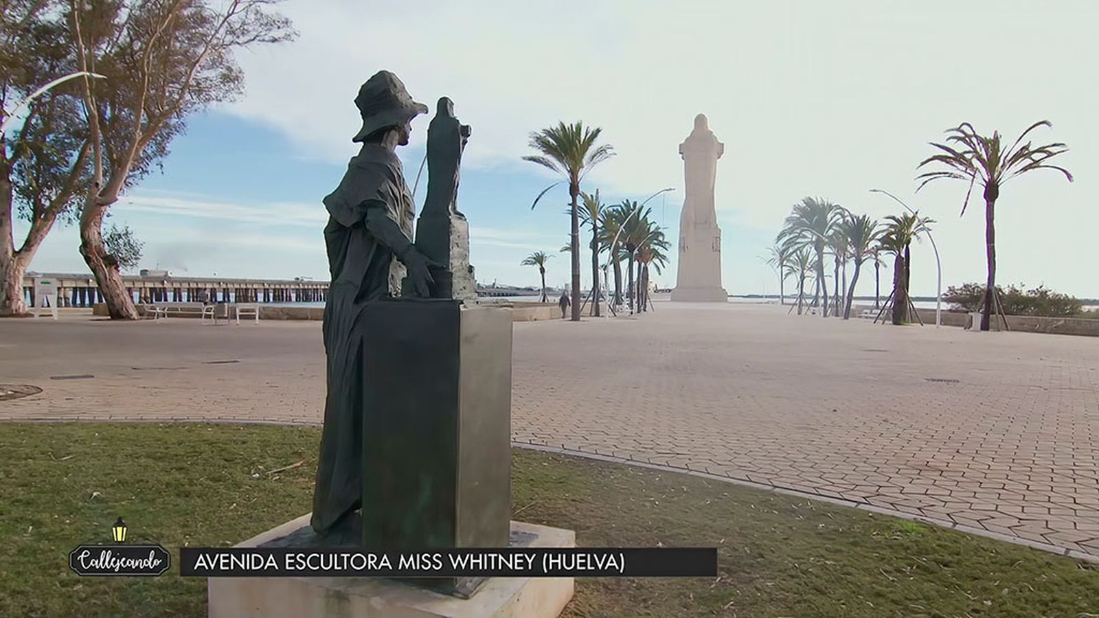 La escultora que da nombre a la avenida Miss Whitney de Huelva