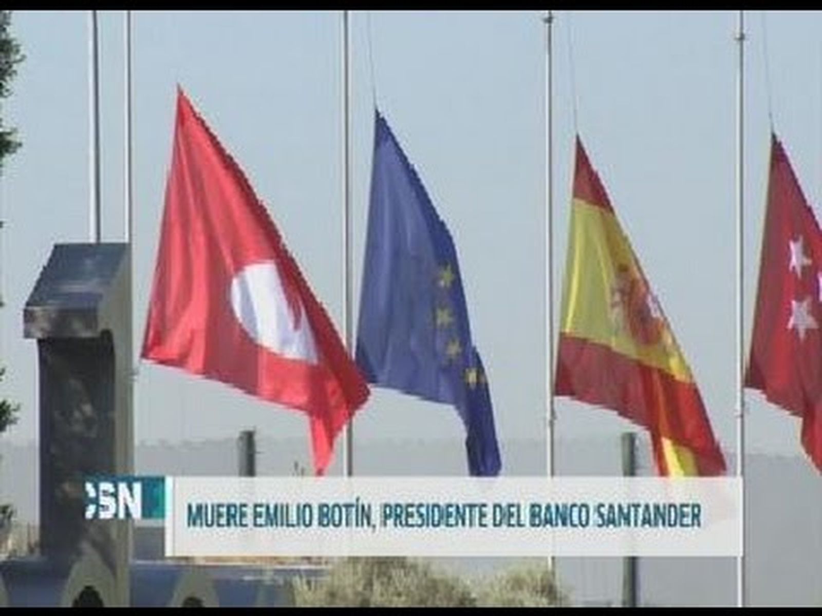 Muere Emilio Botín, presidente del Banco Santander