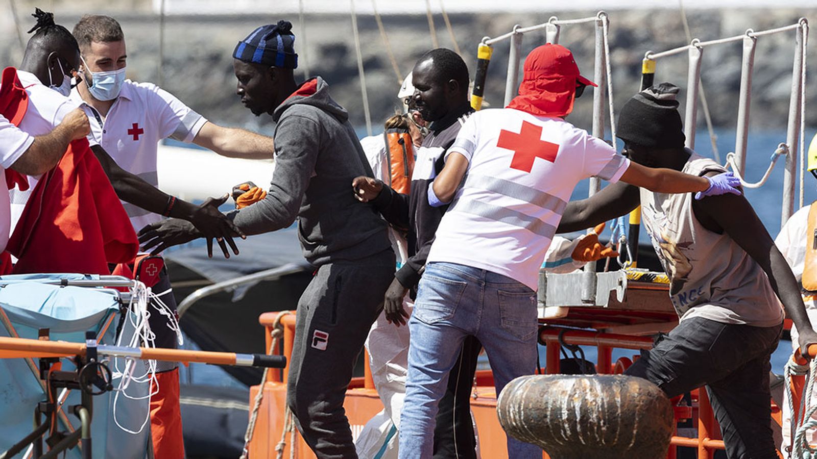 Migrantes en canarias