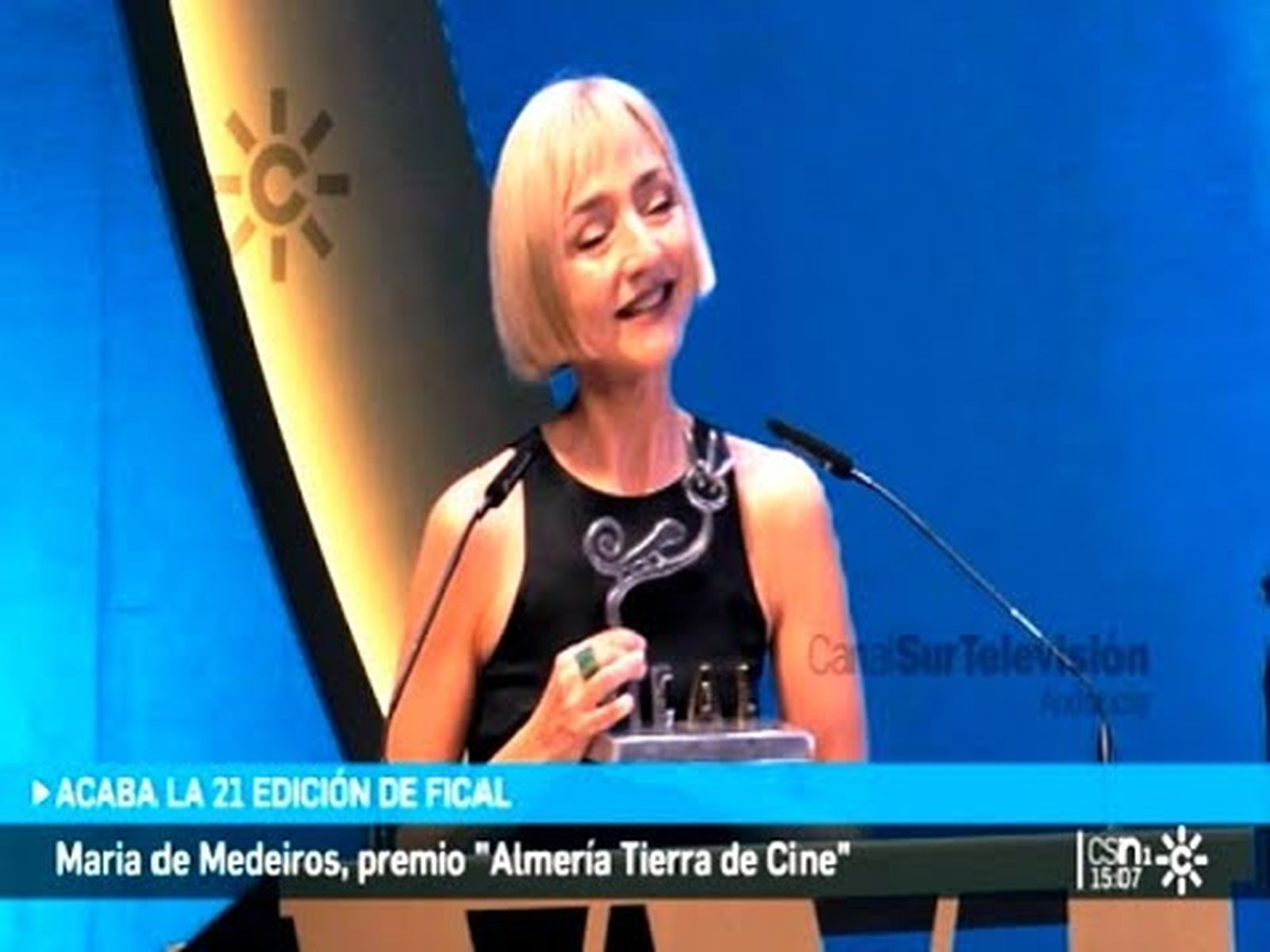María de Medeiros,  Premio Almería, Tierra de Cine 2022.
