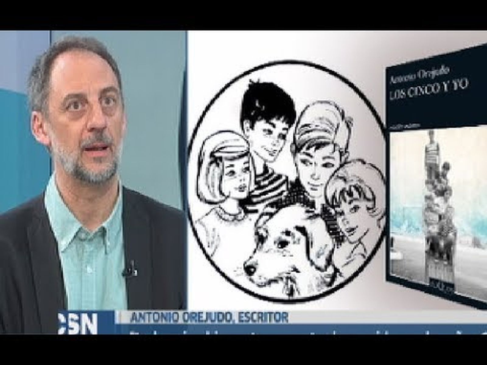 Los Cinco de Enid Blyton y el escritor Antonio Orejudo