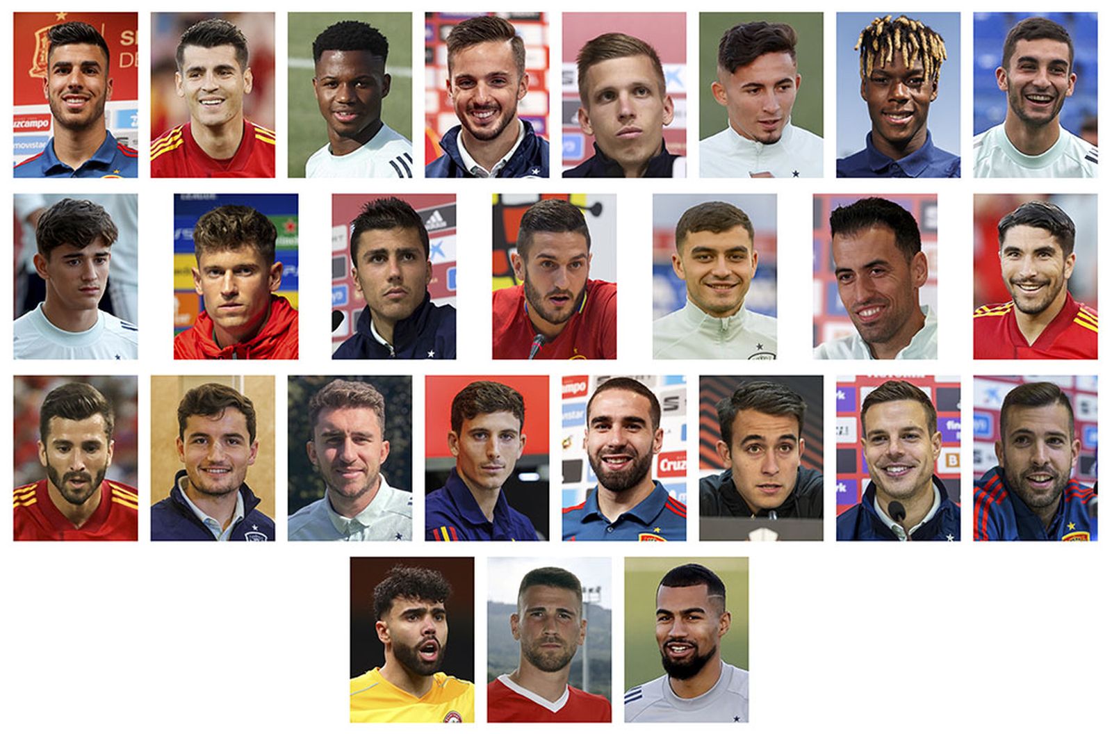 La lista de Luis Enrique