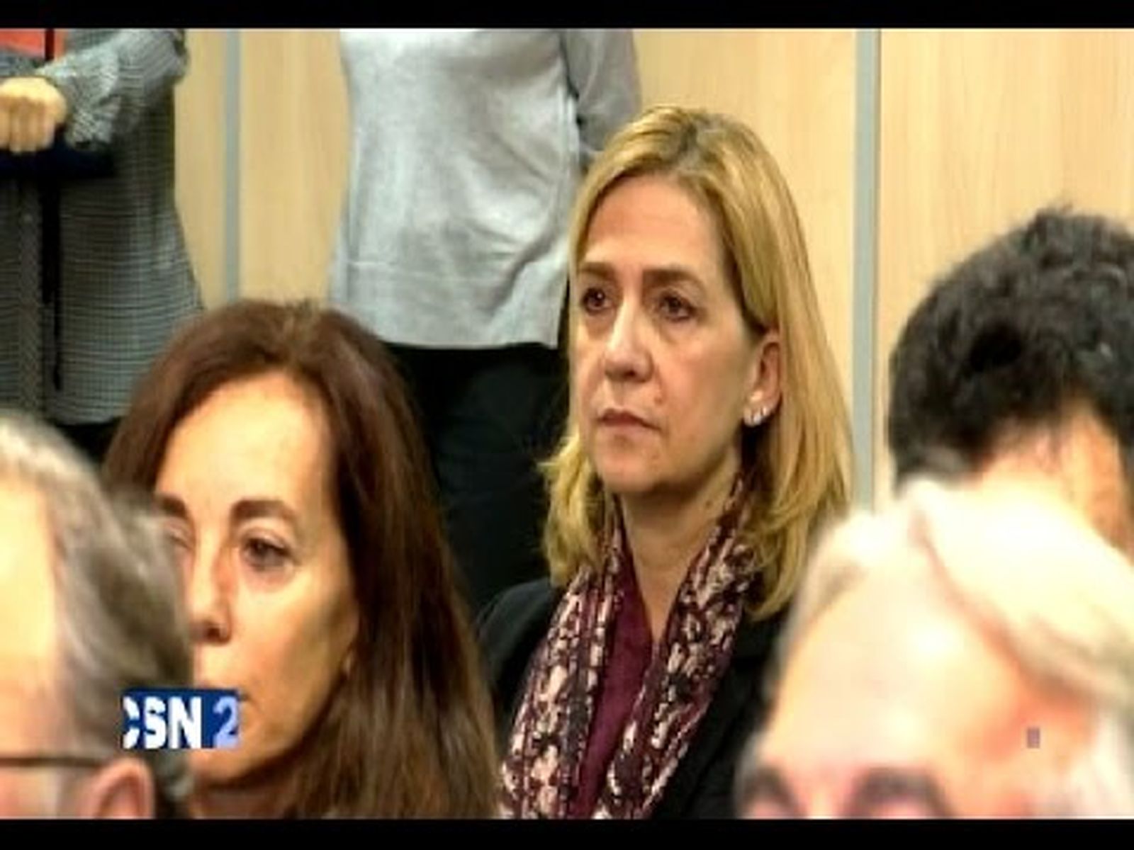La infanta Cristina en el banquillo de los acusados