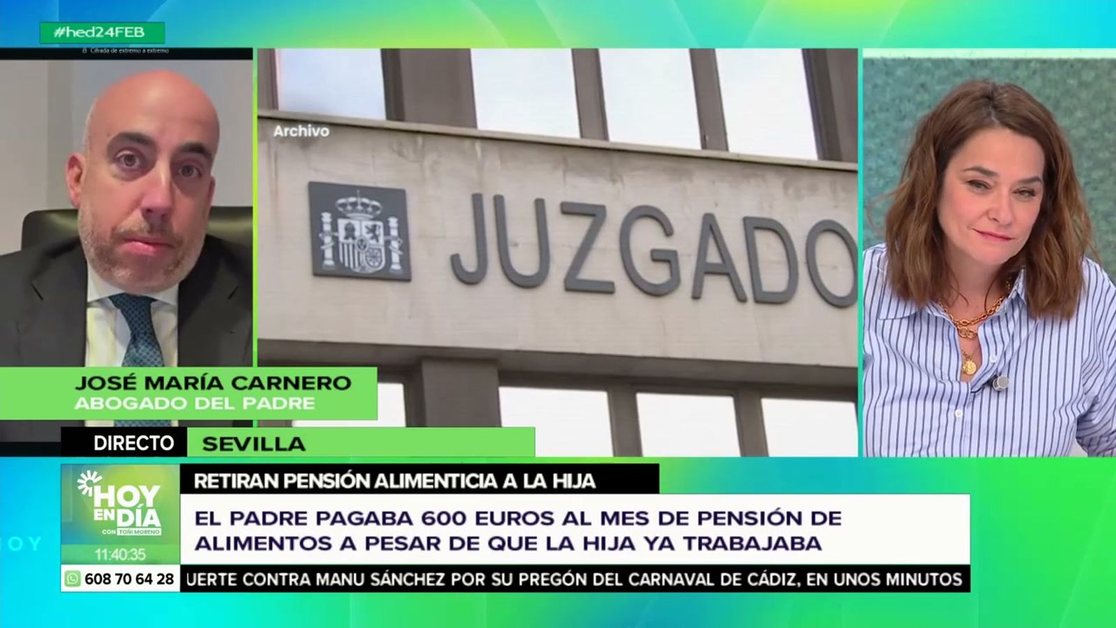 Un juez libera a un padre de la obligación de mantener a su hija de 28 años