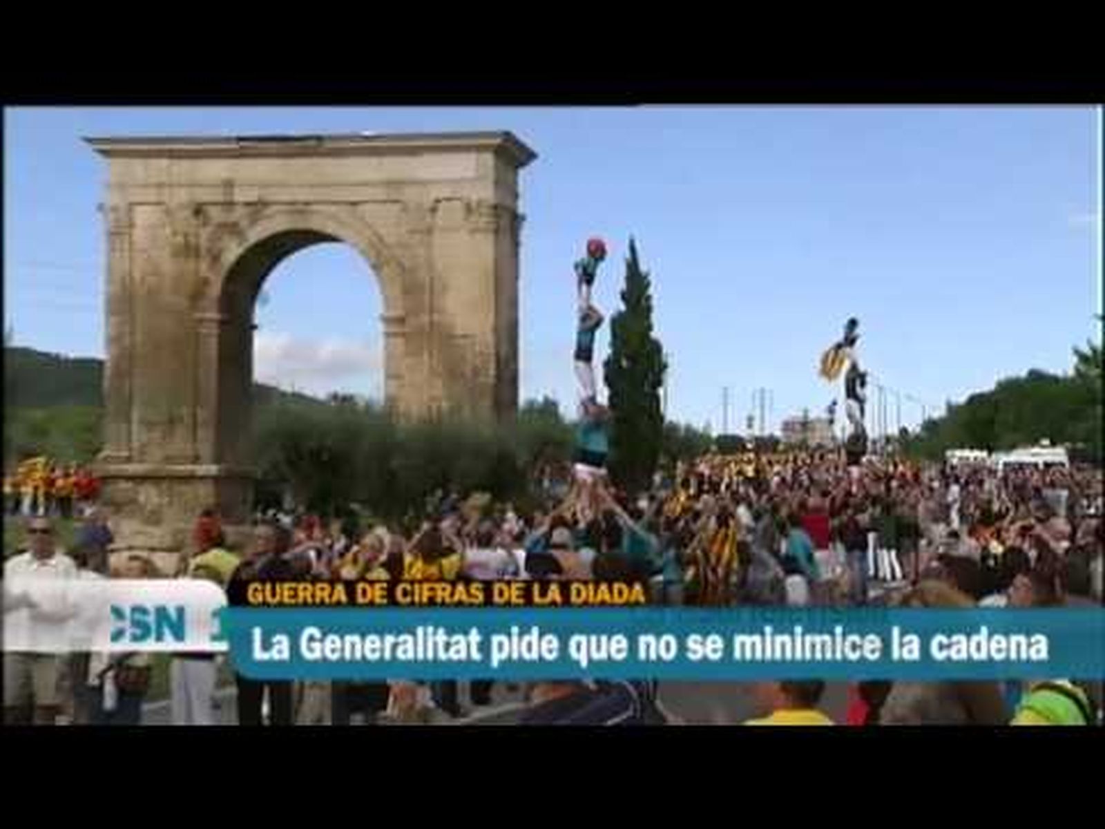 Cadena humana en la Diada de Cataluña (2013)