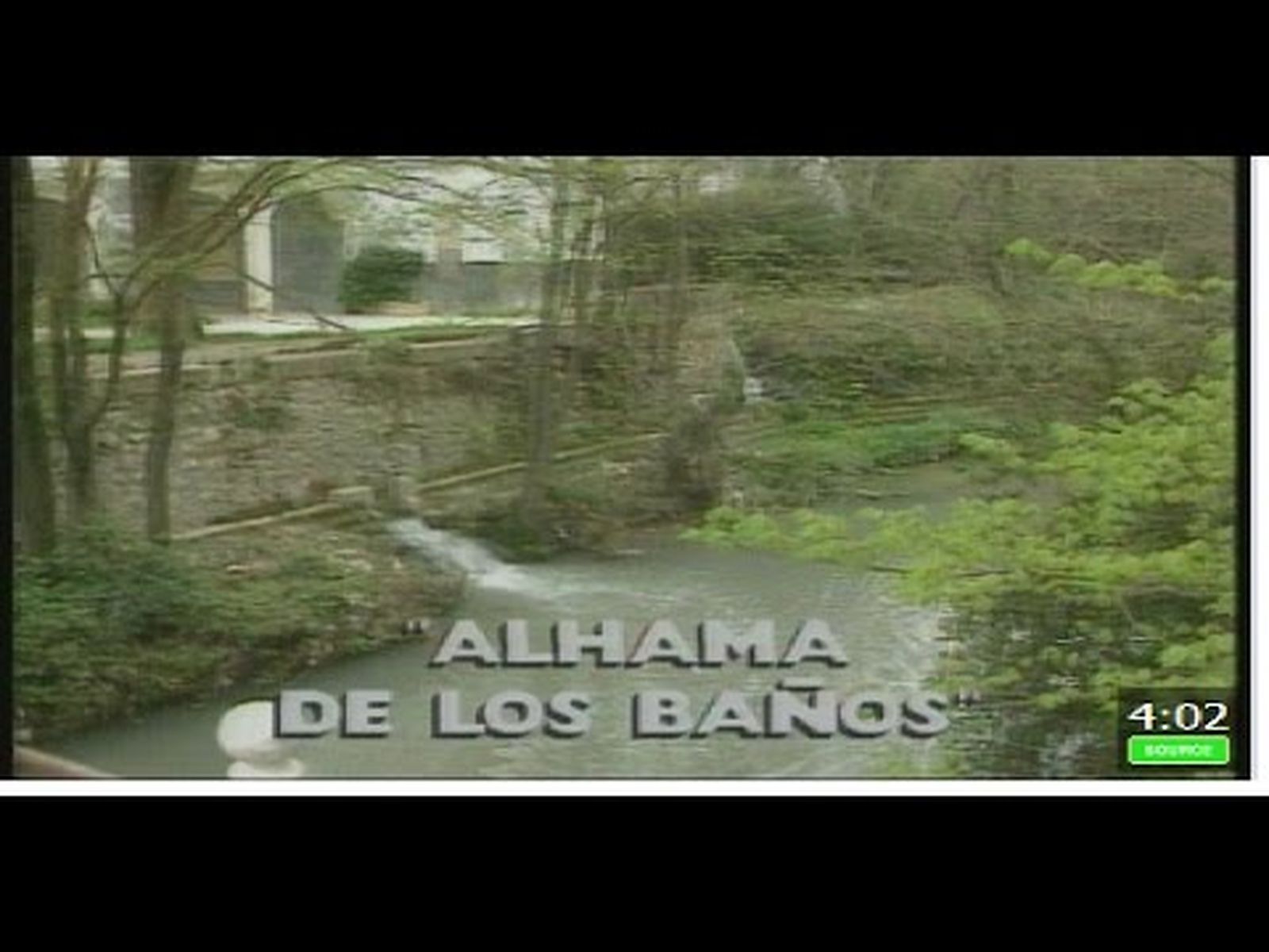 Alhama de Granada: los baños y el pueblo (1990)