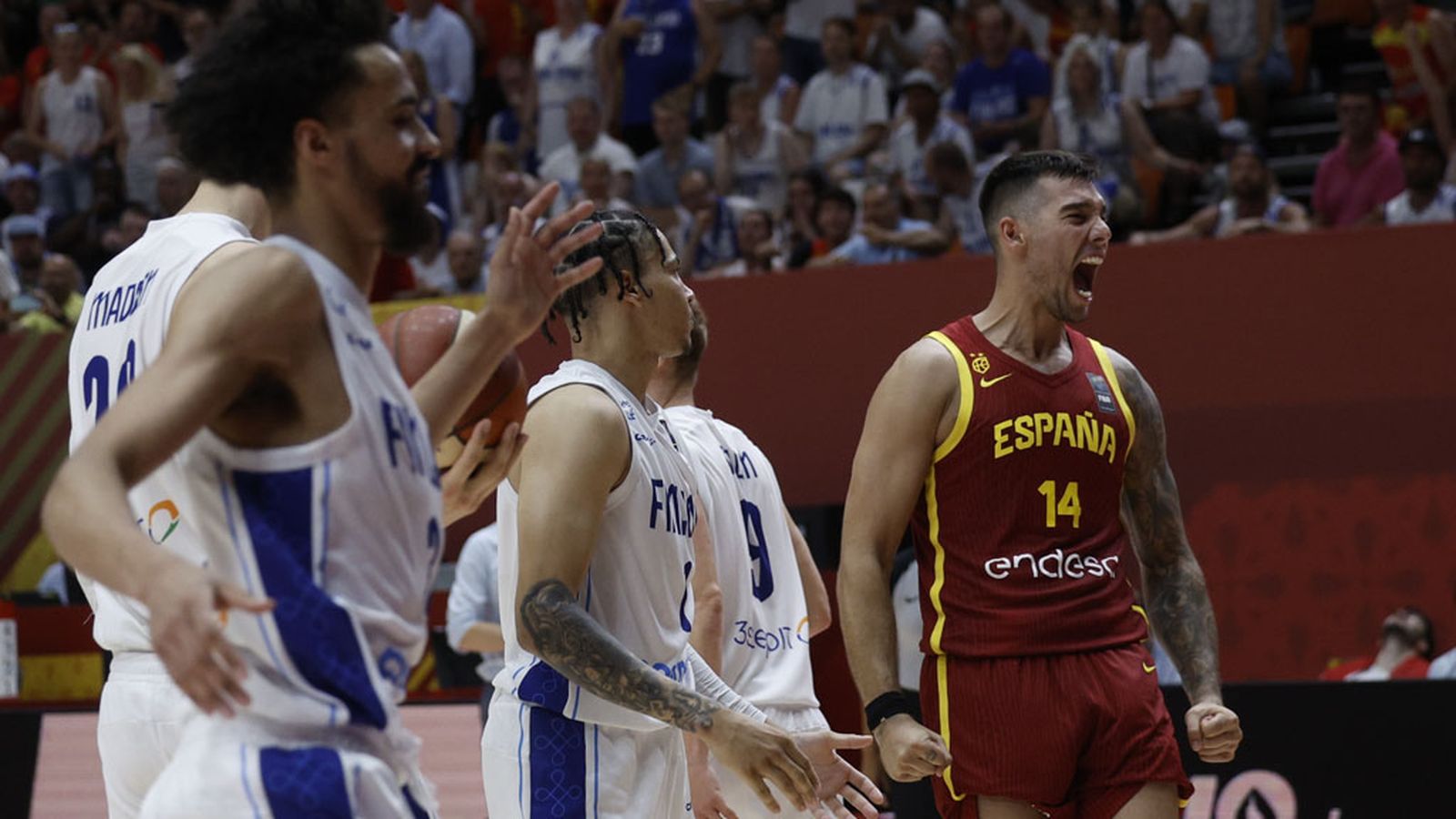 Willy Hernángomez contra Finlandia Preolímpico