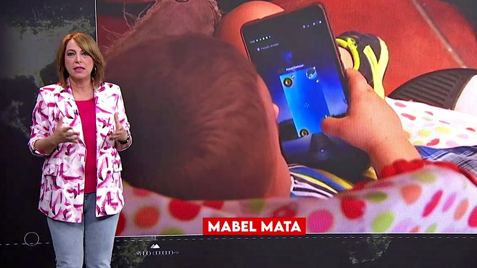 Reporteros pantallas