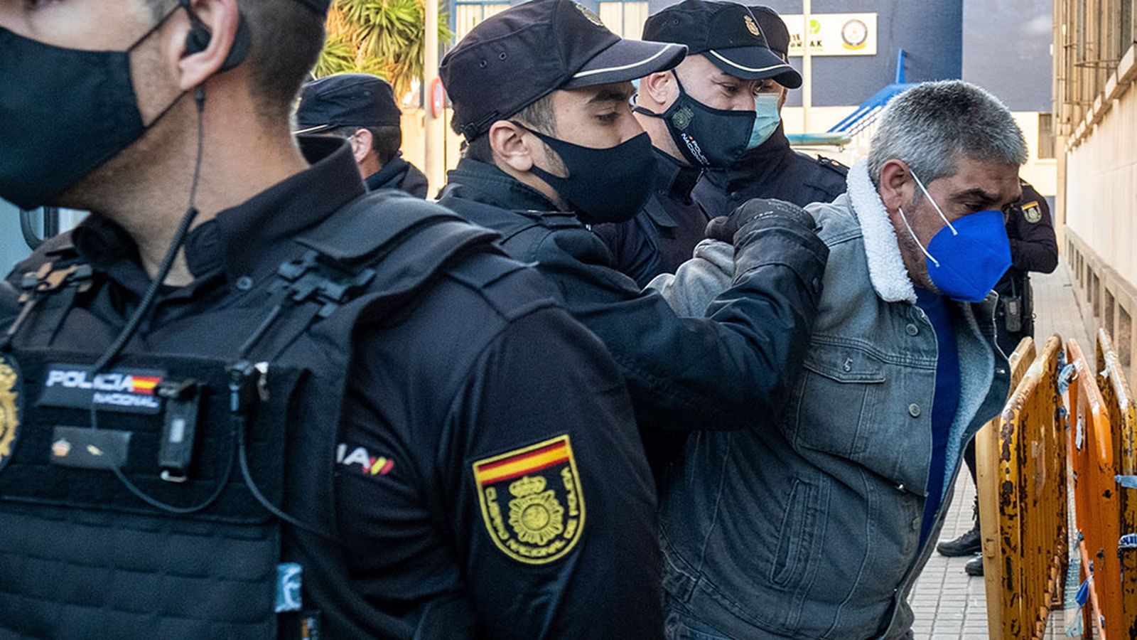 FOTO MONTOYA LLEGA A LA AUDEINCIA DE HUELVA CASO LUELMO