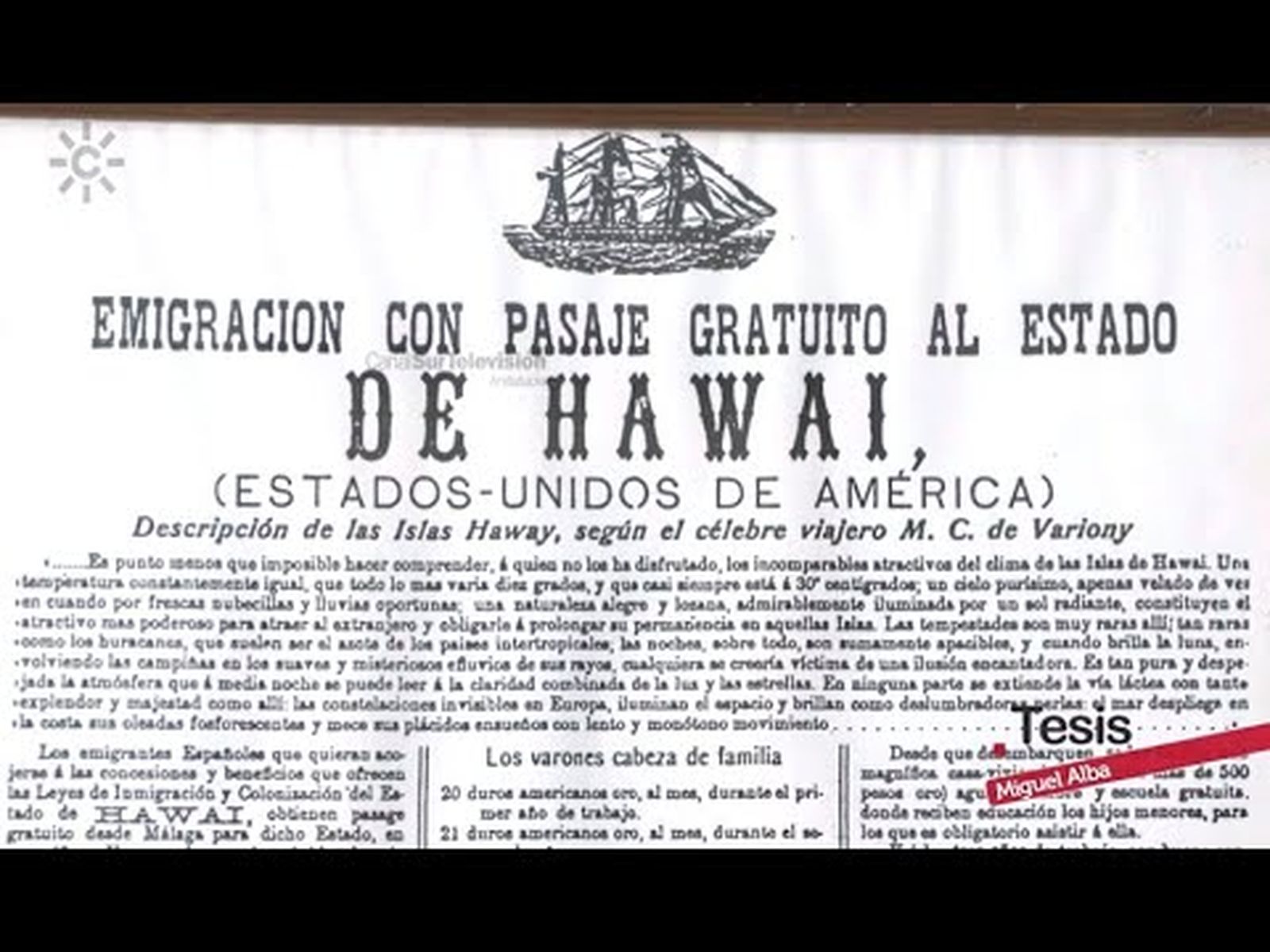 Hawai y California y la emigración de andaluces a comienzos del siglo XX