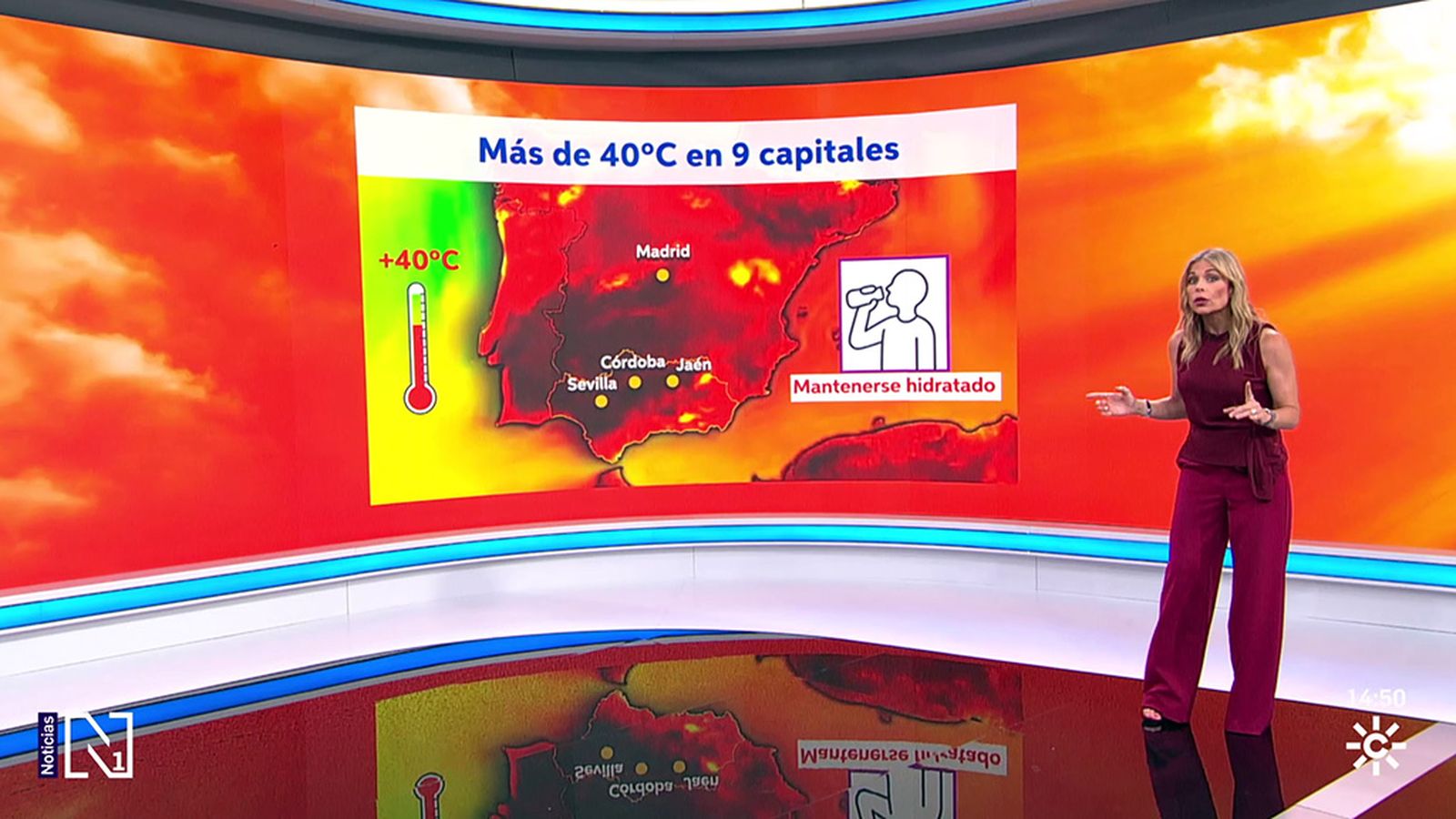 Temperaturas extremas en la primera ola de calor