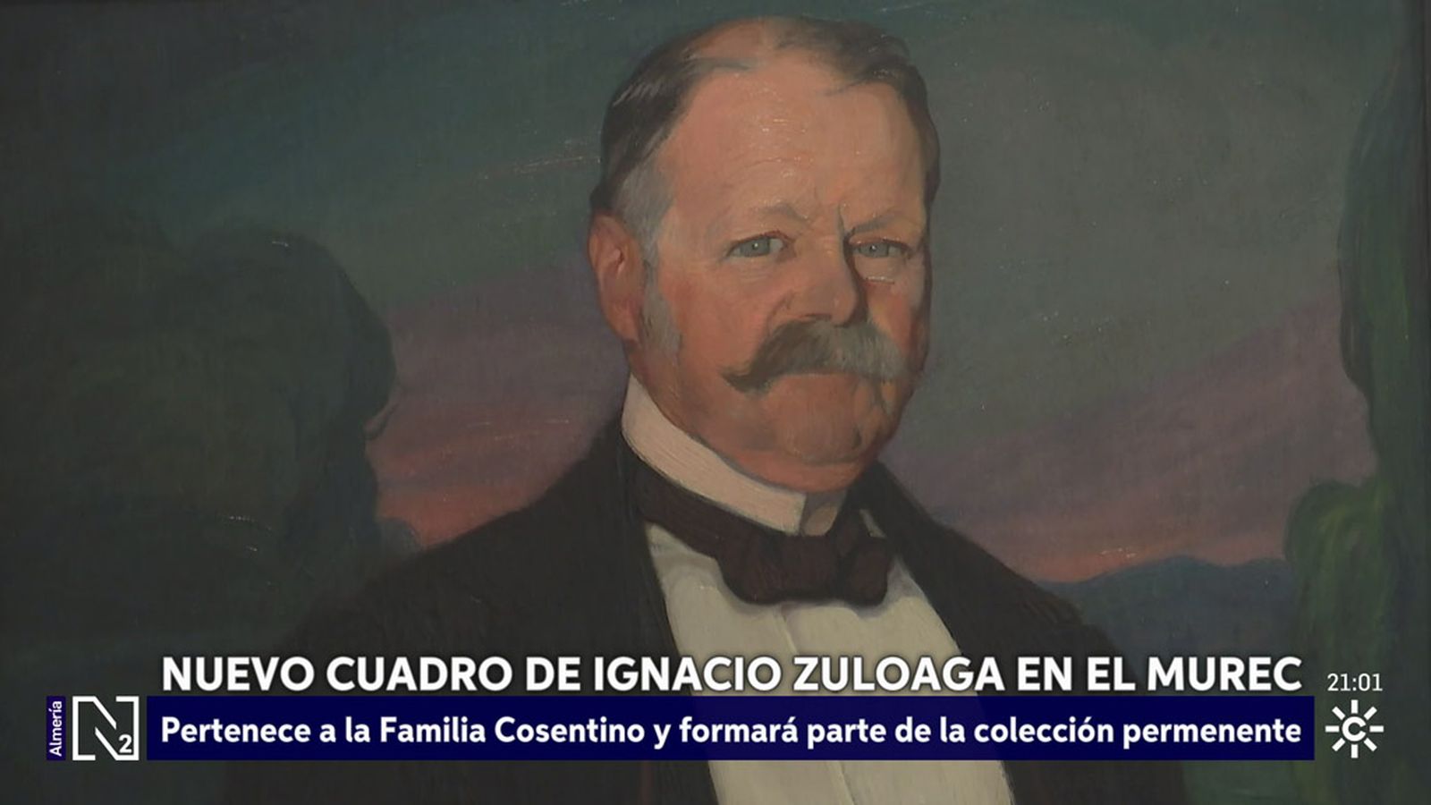 Cuadro de Zuloaga en el MUAR, Almería
