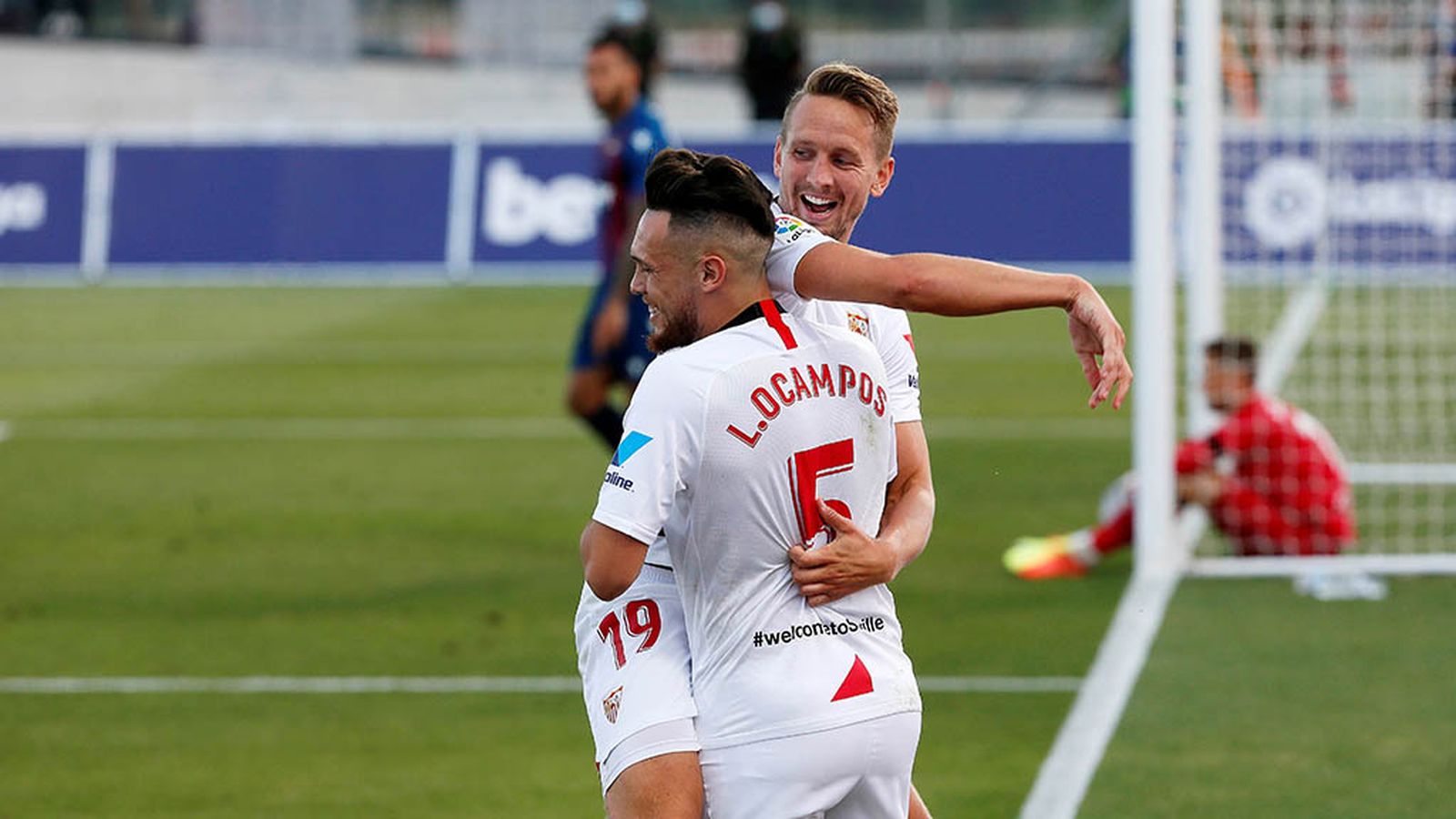 FOTO DE JONG, SEVILLA FC  PARTIDO LEVANTE SEVILLA