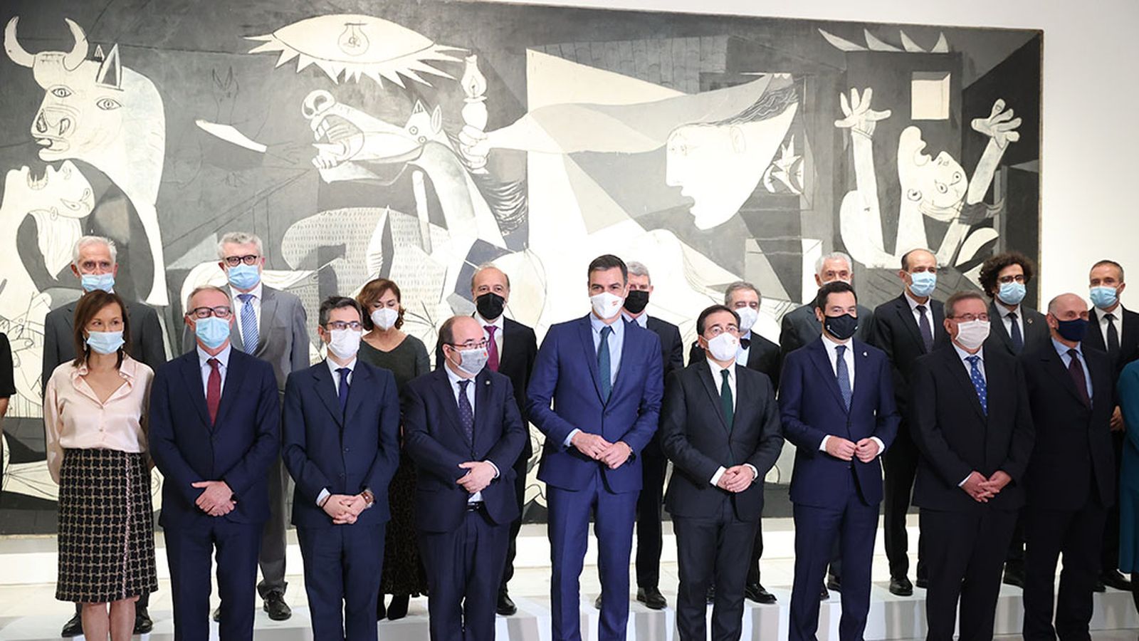 Moreno y Sanchez en el centenario de Picasso