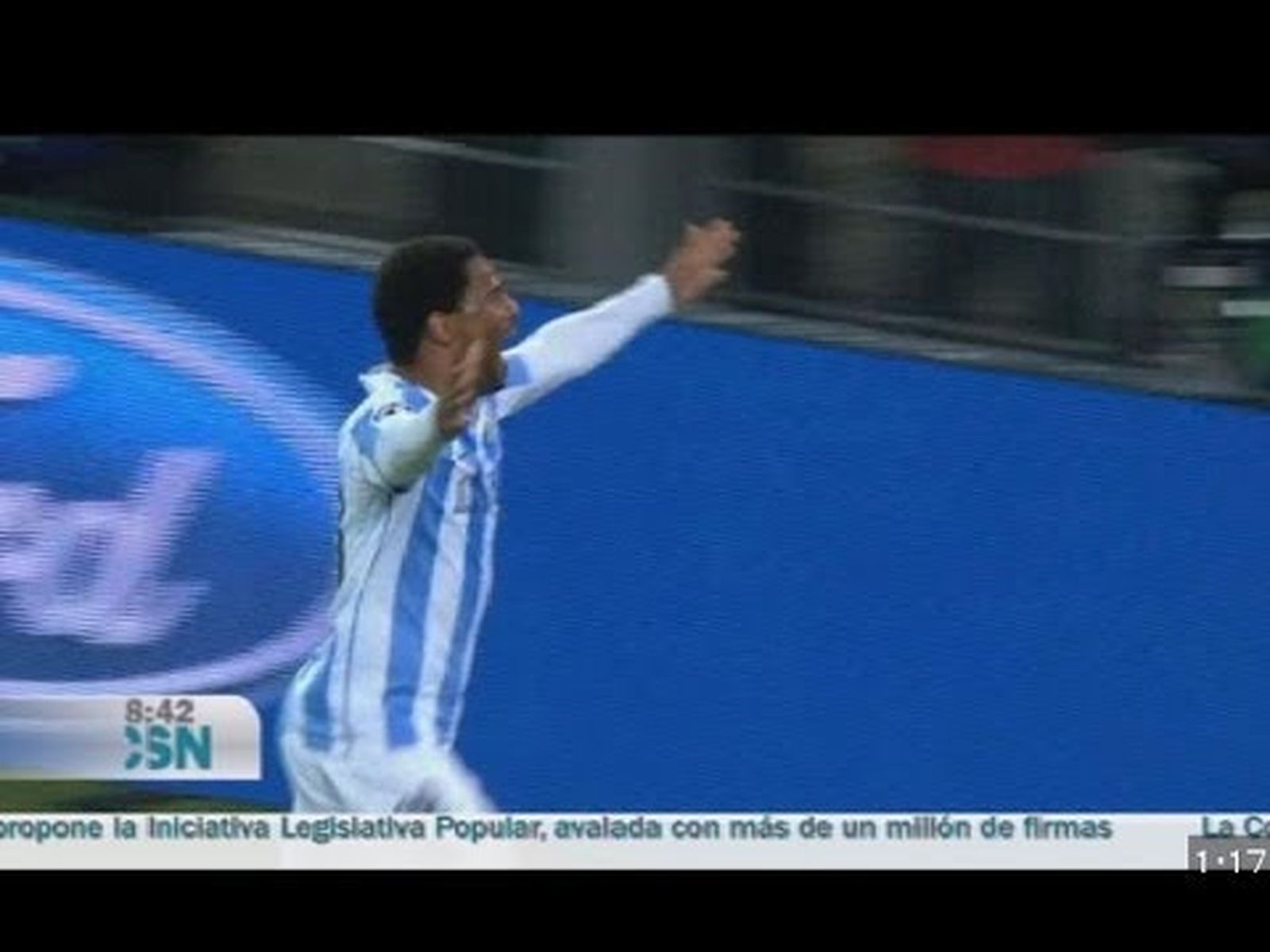 El Málaga cae en cuartos de final de la Champions League (2013)