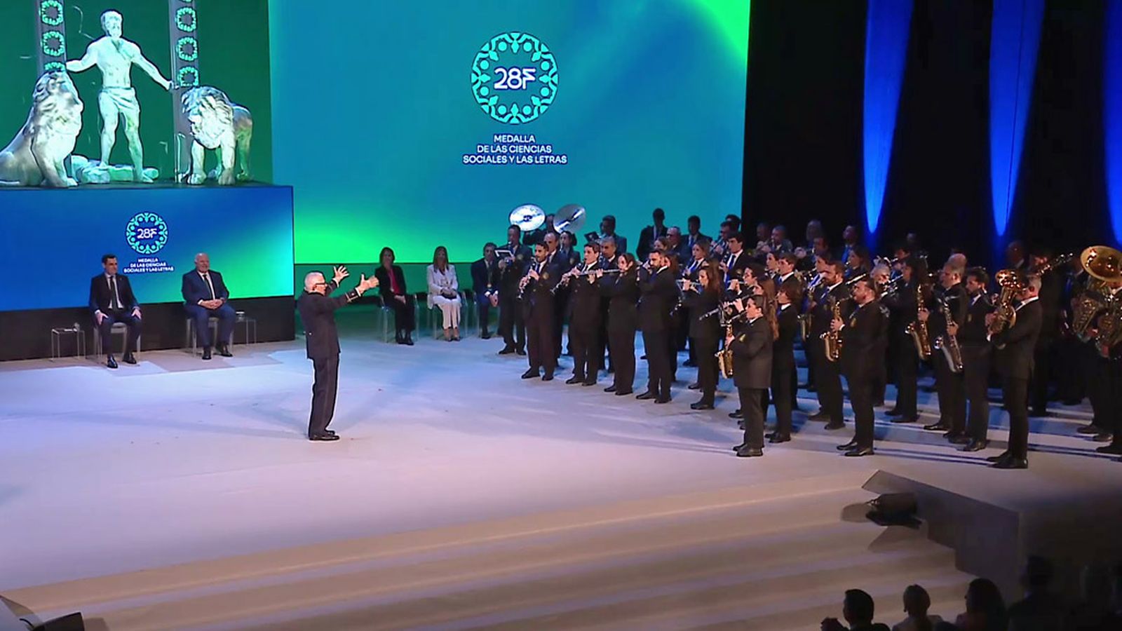 Abel Moreno en acto entrega de Medallas de Andalucía