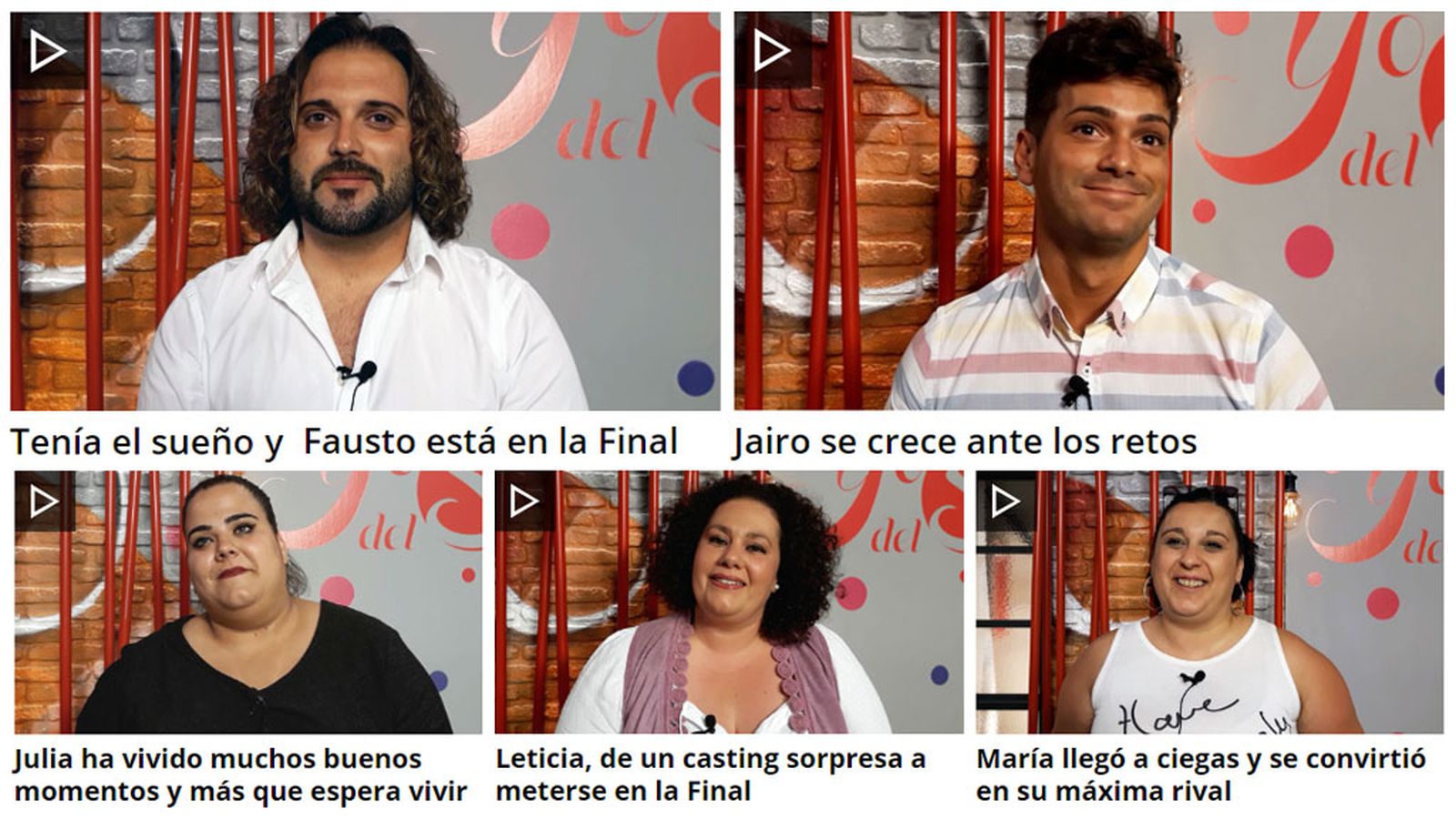 Yo Soy del Sur Finalistas