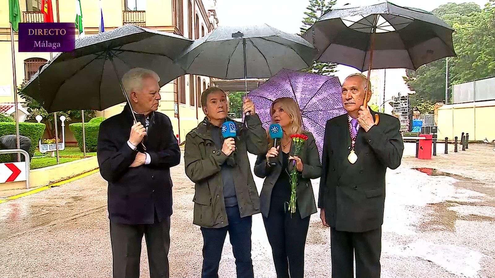 El Cautivo realiza su traslado por el camino más corto debido a la lluvia