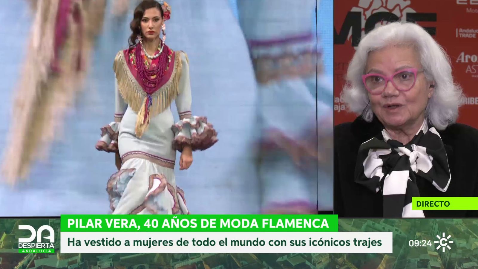 Pilar Vera, diseñadora de moda flamenca