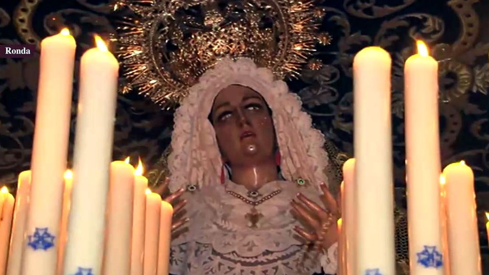 La primera chicotá de Nuestra Señora de la Amargura de Ronda
