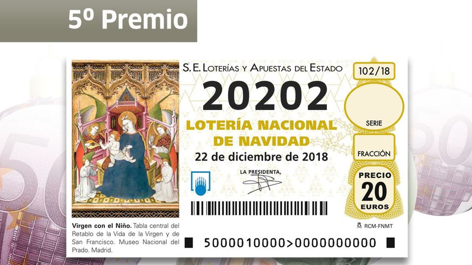 Quinto premio 20202