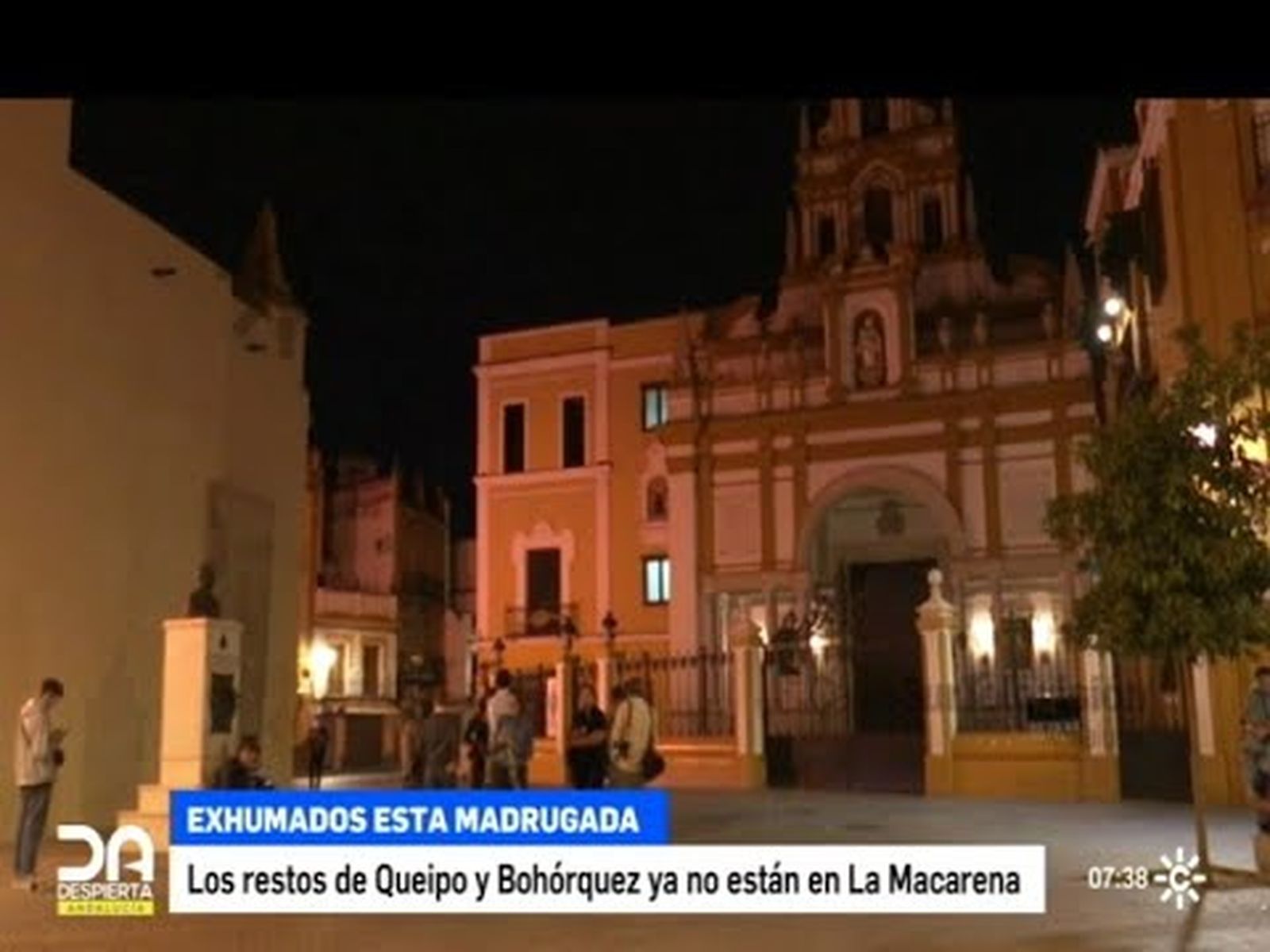 Queipo de Llano y Bohorquez,  exhumados de la Macarena