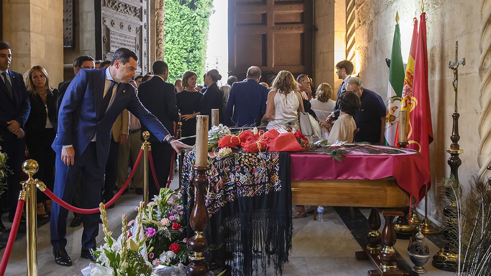 Moreno en la capilla de María Jiménez