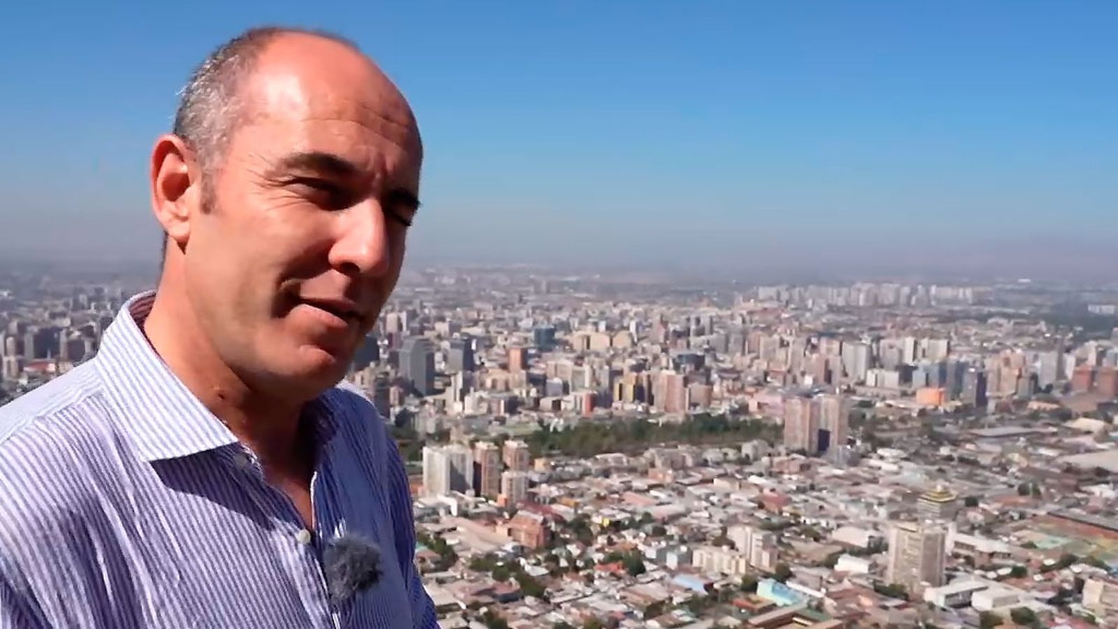 Las mejores vistas de Santiago de Chile con el sevillano Jaime González-Carrión