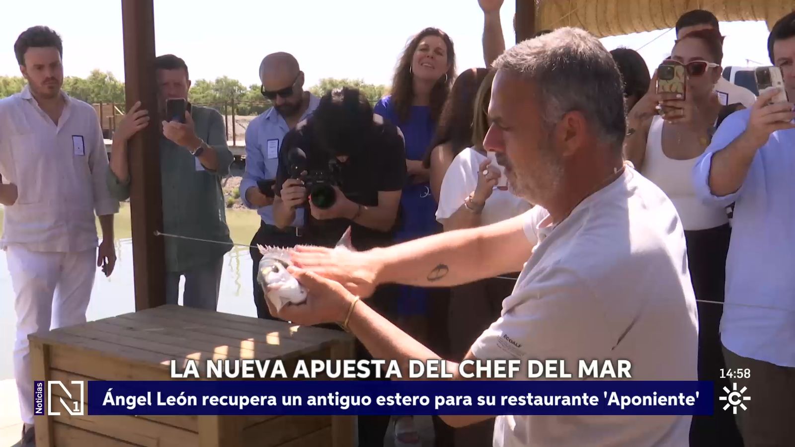 El estero de El Puerto de Santa María, la nueva despensa de Ángel León