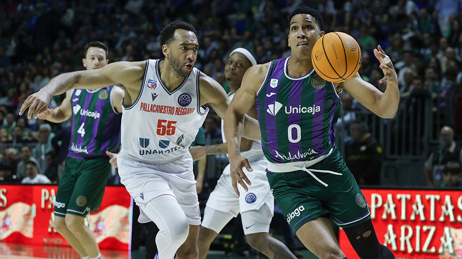 El Unicaja se lleva el primer asalto ante el Pallacanestro Reggiana
