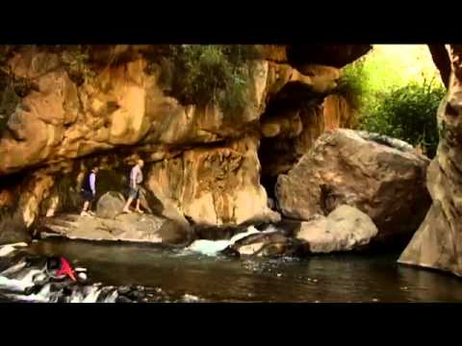 El paraje natural "Las canales" en Padules (Almería)