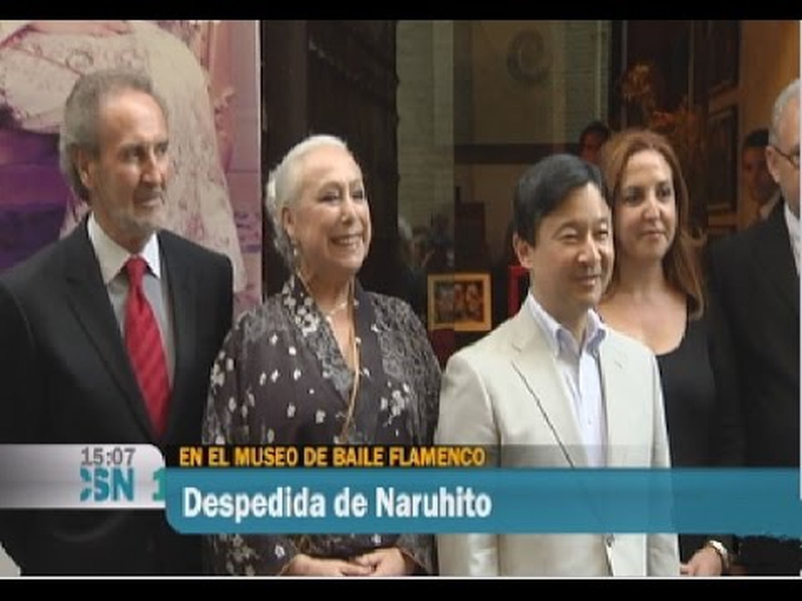 Museo del Baile Flamenco: visita del Príncipe Naruhito de Japón