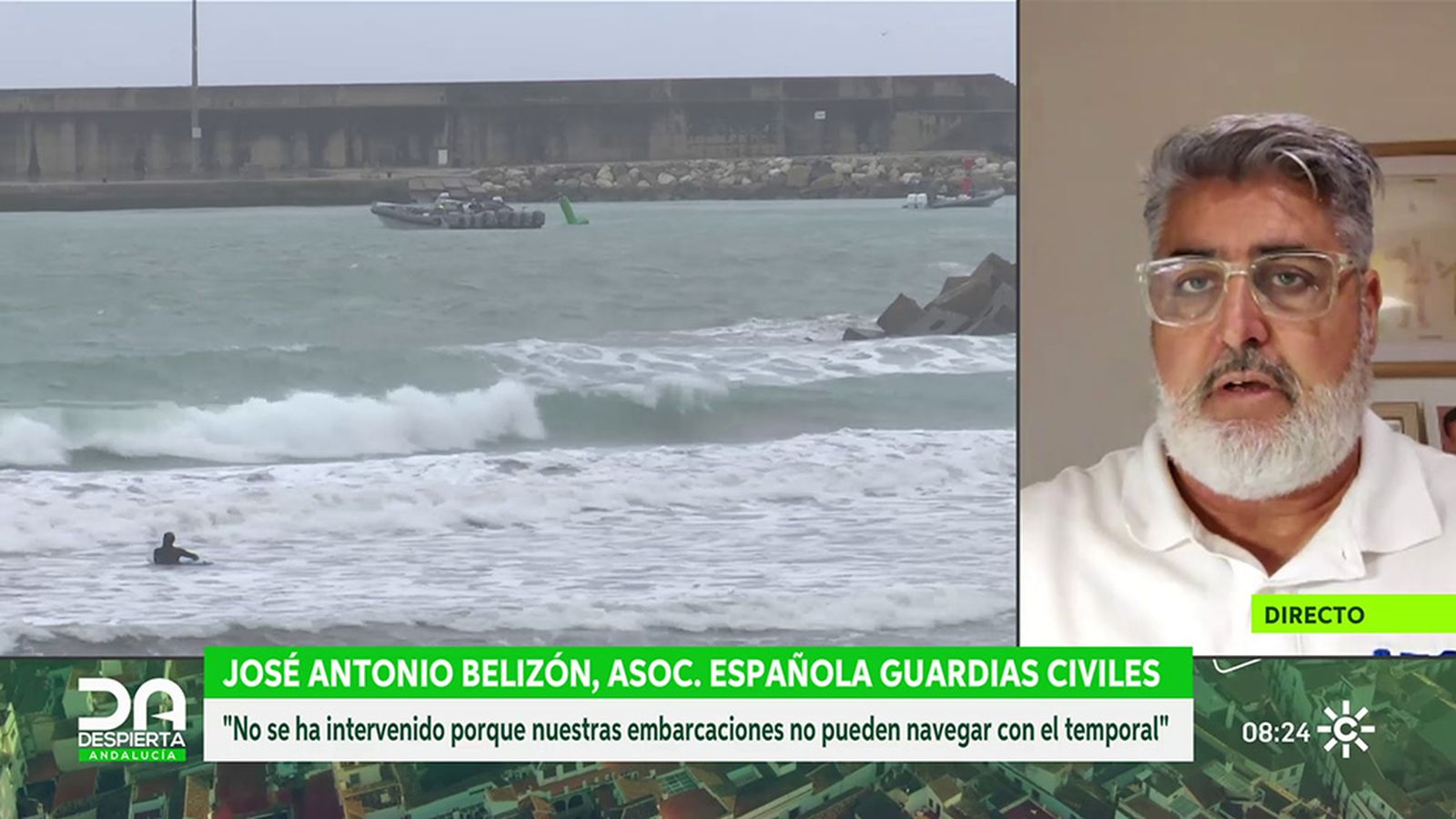 José Antonio Belizón, guardia civil en Barbate sobre narcolanchas