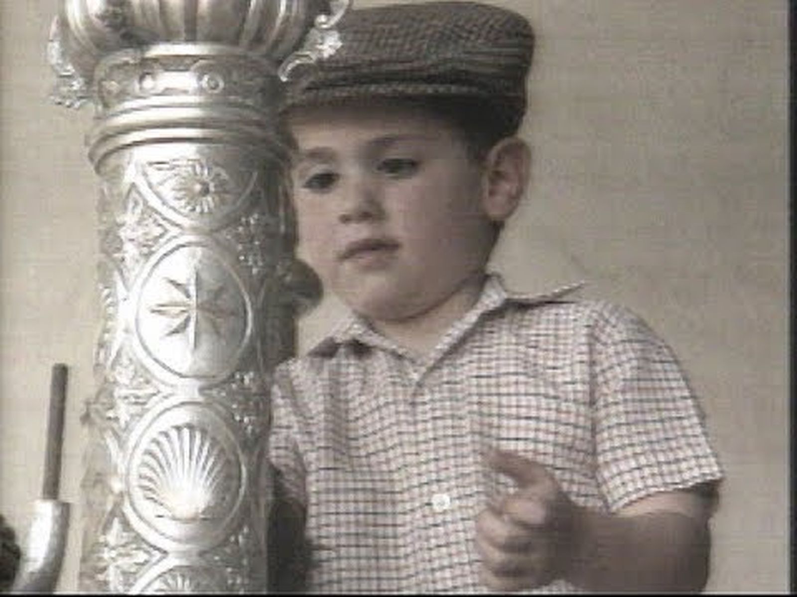 Romería del Rocio 1989, engalanan las carretas